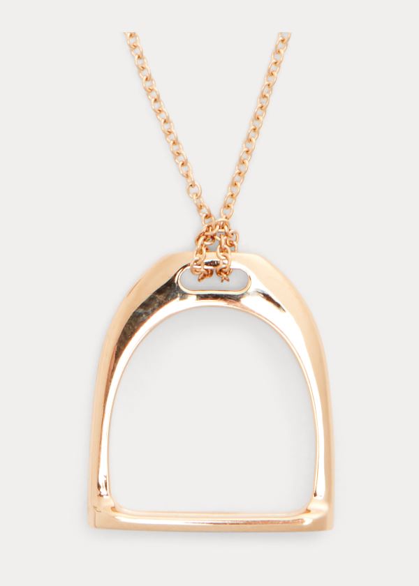 Women's Ralph Lauren Polished 18K Necklace | 617584OXY